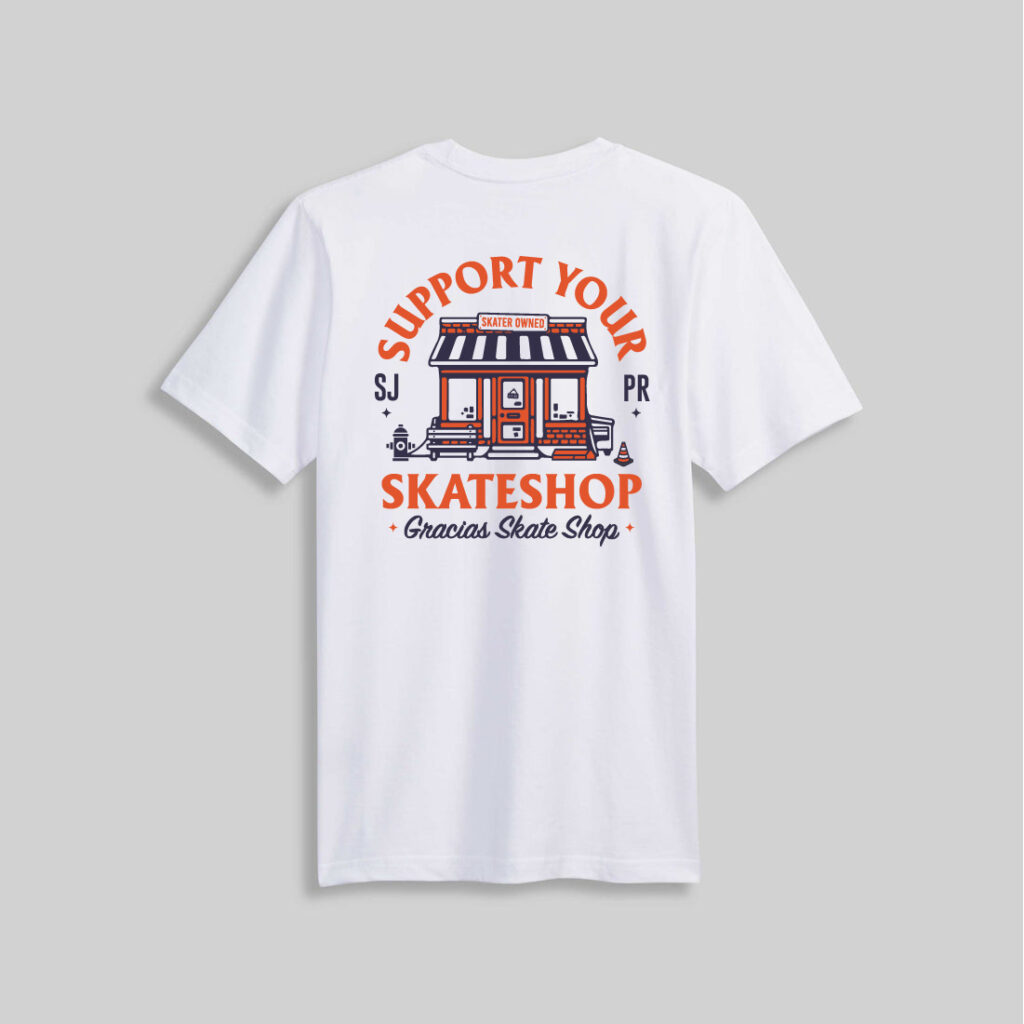 Skateboarding Day 2025 Tshirt_Back-White